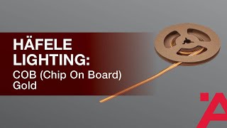 Häfele Lighting COB Chip On Board Gold [upl. by Iadam]