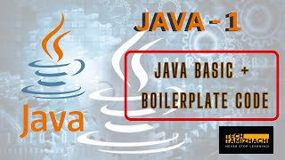 Java  1  Basics of Java Programming  Boilerplate Code in Java Language  Tech Tamizhachi java [upl. by Wilmer]