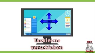 Taskleiste verschieben  Windows Tutorial für mehr Freude an der IT [upl. by Jud]