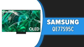 Телевизор Samsung QE77S95C QE77S95CAUXRU [upl. by Enneirdna21]