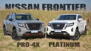 Nissan Frontier Pro4X y Platinum  Doble test  Matías Antico  TN Autos [upl. by Nuhsyar510]