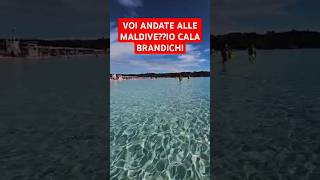 VOI ANDATE ALLE MALDIVEIO CALA BRANDINCHI SARDEGNA FOREVERmare sardegna sardegnaturismo [upl. by Ahsinnor]