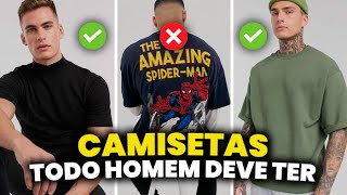 4 CAMISETAS que TODO HOMEM DEVE TER em 2024 você já tem todas elas [upl. by Emeline769]