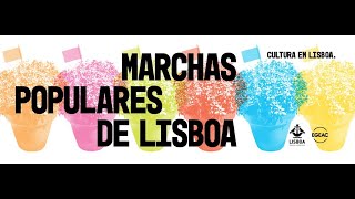 Marchas Populares de Lisboa 2023 na Avenida da Liberdade [upl. by Zolly]