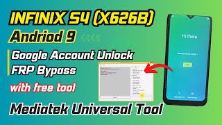 Infinix S4 android 90 frp bypass  Infinix x626B Google Account Remove SH Tube Tech [upl. by Lime]