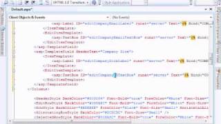 Lesson 4 Part 4 Gridview AJAX Validators ASPNET C [upl. by Orat]