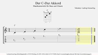 C Major Chord  Der CDur Akkord [upl. by Curtice]