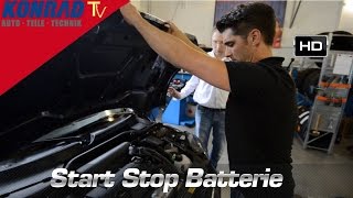 Wechseln einer Start Stop Batterie KonradTV [upl. by Sauder]