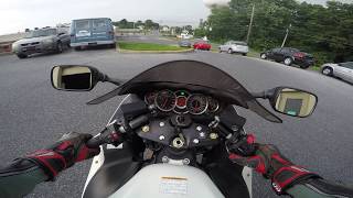 2011 Suzuki Hayabusa GSX1300R test drive review [upl. by Sivart638]