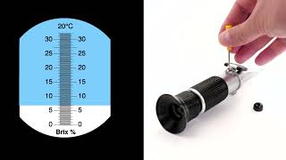 How To Calibrate a Brix Refractometer [upl. by Briggs]