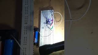 7400 Nand gate used as an inverter of an ldr bridge output signal [upl. by Iaras]