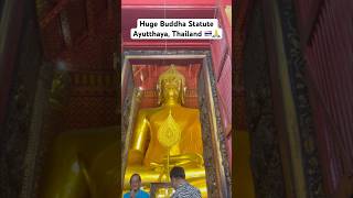 Huge Buddha Statute Ayutthaya Thailand ayutthaya thailand [upl. by Herrera]