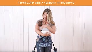 How to Use Baby Carrier with a Newborn [upl. by Ahsenal965]