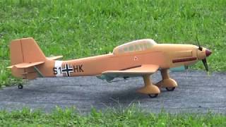 RC Junkers Ju87B2 Desert Stuka 1400mm 55quot ARF Maiden flight [upl. by Lebasiram]