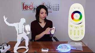 Sincronizzazione Telecomando Touch RGB con Controller per Strisce Led RGB  LedPoint [upl. by Akinam]