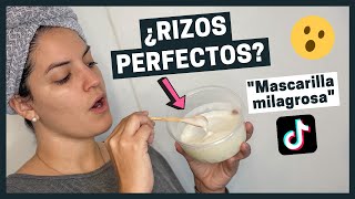 👉MASCARILLA de MAICENA para Cabello RIZADO SECO y MALTRATADO 😱 Mascarilla VIRAL de TIKTOK⚡ [upl. by Eerej]