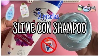 Cómo Hacer SLIME con SHAMPOO 🧴✨ ¡Probamos 5 Recetas [upl. by Aileme291]