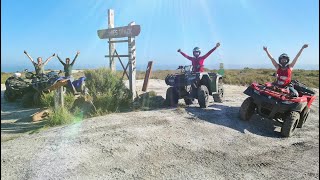 The girls do Climies Track on quads [upl. by Lekcim]