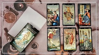 언박싱 보티첼리 타로 Botticelli Tarot cards Unboxing and Flip Through [upl. by Elissa]