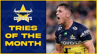 North Queensland Cowboys Top Tries of June  Month in Review  NRL [upl. by Garin]