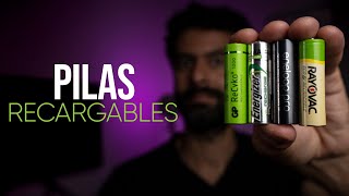 PILAS RECARGABLES 🔋 LO QUE TENES QUE SABER  Mejores Pilas Recargables para fotografia [upl. by Earas]