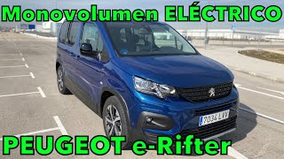 Peugeot eRifter 2022 la REVOLUCIÓN DE LOS MONOVOLÚMENES ELÉCTRICOS Review prueba y opinión MOTORK [upl. by Nomma]