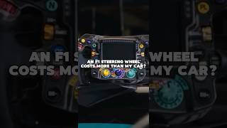 An F1 Steering wheel costs more than your car F1 money racing [upl. by Miles]