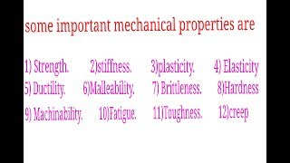 Mechanical properties of materials in hindi [upl. by Phip]