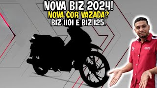 NOVA Honda BIZ 2024 Nova Cor Vazada Honda Cometeu um Deslize Biz 2024 VAZAMENTO de Informações [upl. by Romilda396]