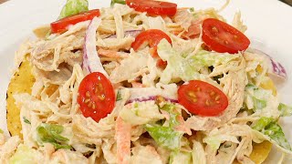 ENSALADA DE LECHUGA CON POLLO [upl. by Icul]