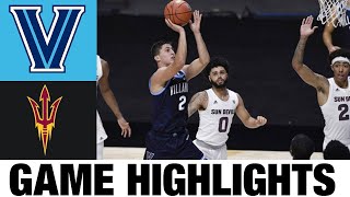 COLLEGE BASKETBALL 2020  VILLANOVA vs ARIZONA STATE HIGHLIGHTS [upl. by Nylsej]