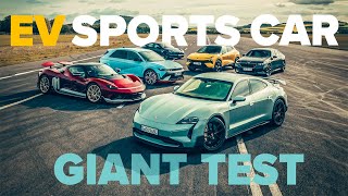 Electric Sports Car Giant Test 2024  Are EVs finally fun [upl. by Gillette]