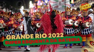 Carnaval 2022 Grande Rio  Super Esquenta Bateria Mestre Fafá Estandarte de Ouro [upl. by Peggie213]