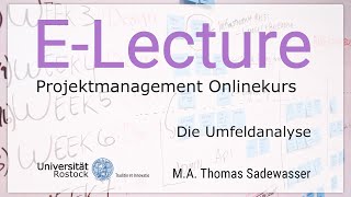 04 Projektmanagement Onlinekurs  Die Umfeldanalyse [upl. by Darn250]