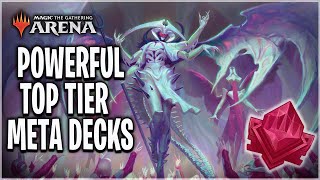 TOP 5 COMPETITIVE MTG META STANDARD TIER 1 DECKS  Best of Three  MTG ARENA [upl. by Orola]