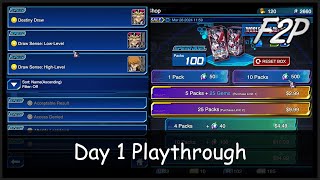 NEW ACCOUNT PLAYTHROUGH DAY 1 April 2024 YuGiOh Duel Links [upl. by Eceirtal]