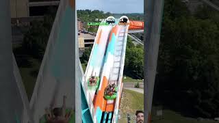 Water park and slide 😱 waterpark waterslide subscribe vairalvideo [upl. by Adelia]