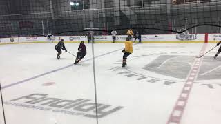 Vegas Knights regroup 2v1 flow drill [upl. by Orutra]