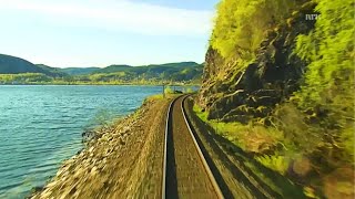 🇳🇴 Norway train ride cab view Nordland Railway Trondheim  Bodø spring [upl. by Xenos452]