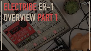 Korg Electribe ER 1 Overview Pt 1  Creating a Pattern [upl. by Clothilde]