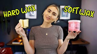 What wax should you be using Hard wax or Soft wax tutorial [upl. by Aivat]