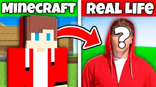 Maizen Survival Battle Minecraft vs Realistic in Minecraft  Maizen JJ and Mikey [upl. by Weig]