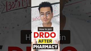 Join DRDO after Pharmacy  DRDO Pharmacist shorts [upl. by Stanislaw]