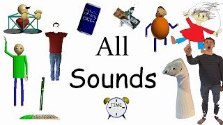 All Sounds  Gamefiles Decompiled v13  Baldis Basics in Education and Learning [upl. by Adiari609]