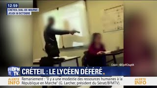 quotTu me mets présentquot À Créteil un lycéen menace sa prof avec une arme [upl. by Salvatore]