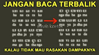 SUDAH DIANGGAP SAMPAH❗ AKSARA HANACARAKA JIKA DIBACA TERBALIK BISA BERDAMPAK BESAR [upl. by Recor]