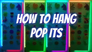 Pop It Wall Decor  How to Hang Up Pop Its Shorts [upl. by Jarlen517]