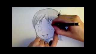 Comment Dessiner des Yeux Manga  3 Styles différents Tutoriel [upl. by Berneta]