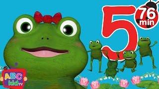 Five Little Froggies Jumping on the Bed  More Nursery Rhymes amp Kids Songs  CoComelon [upl. by Aita]