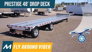 Prestige Drop Deck Trailer  48 x 102quot with Ramps [upl. by Assiran914]